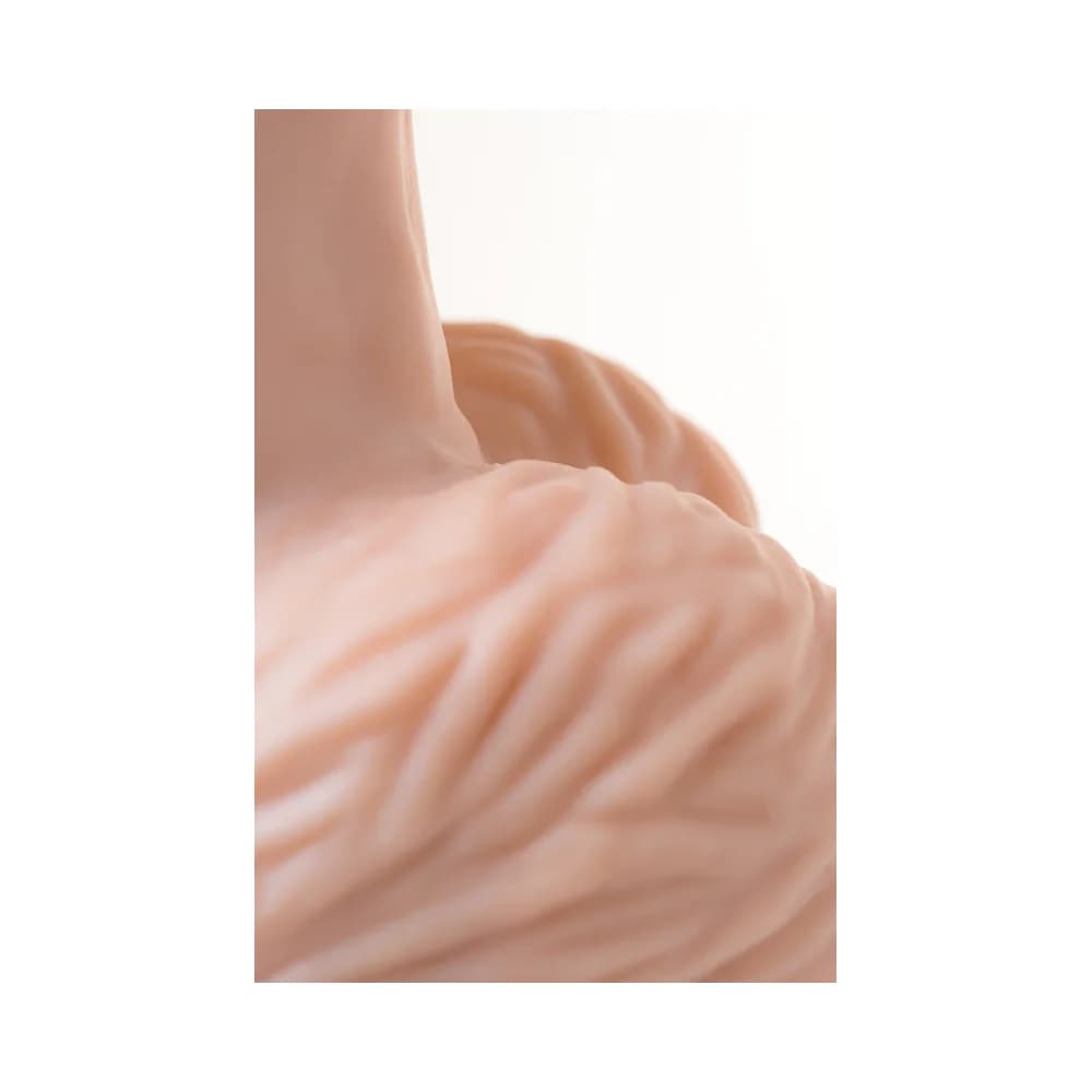 LoveToy Realistik Dev Dildo, TPE, Ten Rengi, 26 cm thumbnail 8