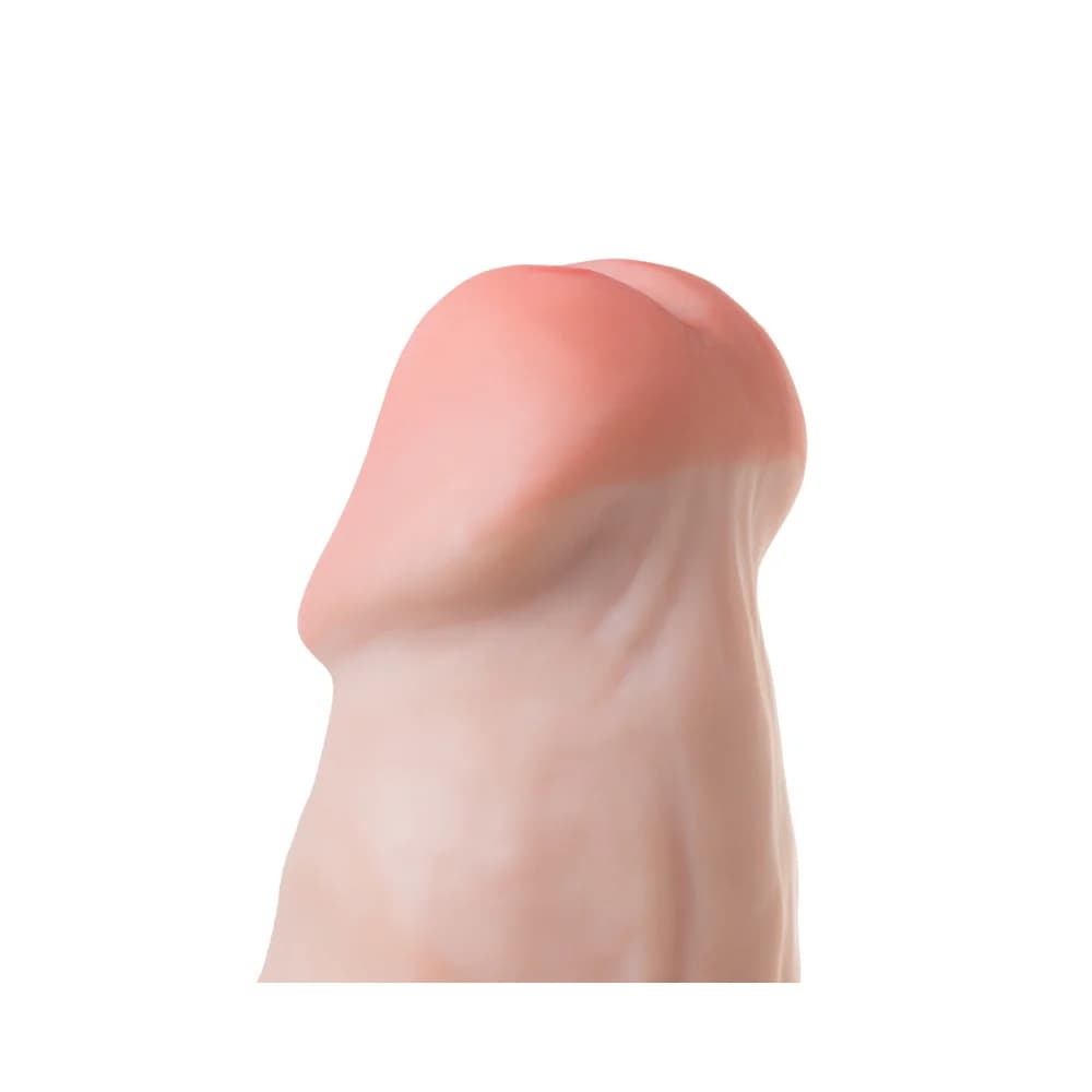LoveToy Realistik Dev Dildo, TPE, Ten Rengi, 26 cm thumbnail 9