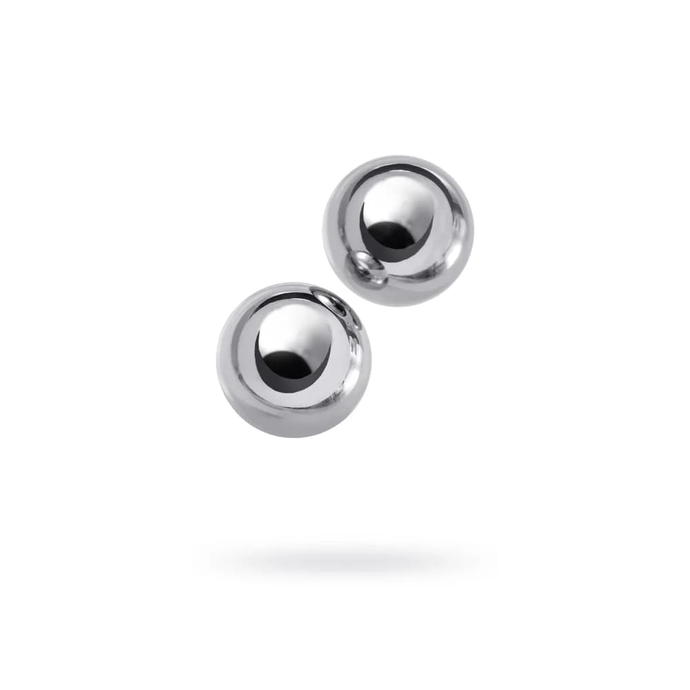 Metal by TOYFA Tıbbi Çelik Vajinal Egzersiz Topu Gümüş 2.5 cm 64g