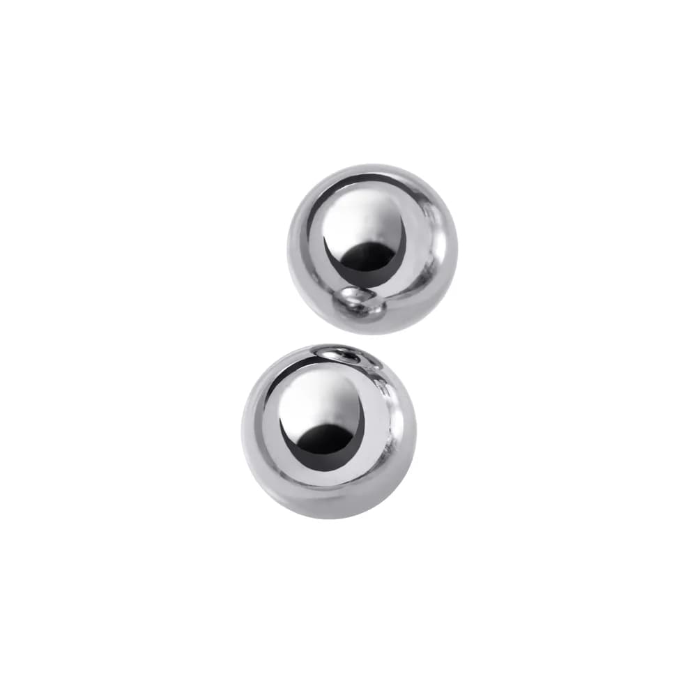 Metal by TOYFA Tıbbi Çelik Vajinal Egzersiz Topu Gümüş 2.5 cm 64g thumbnail 2