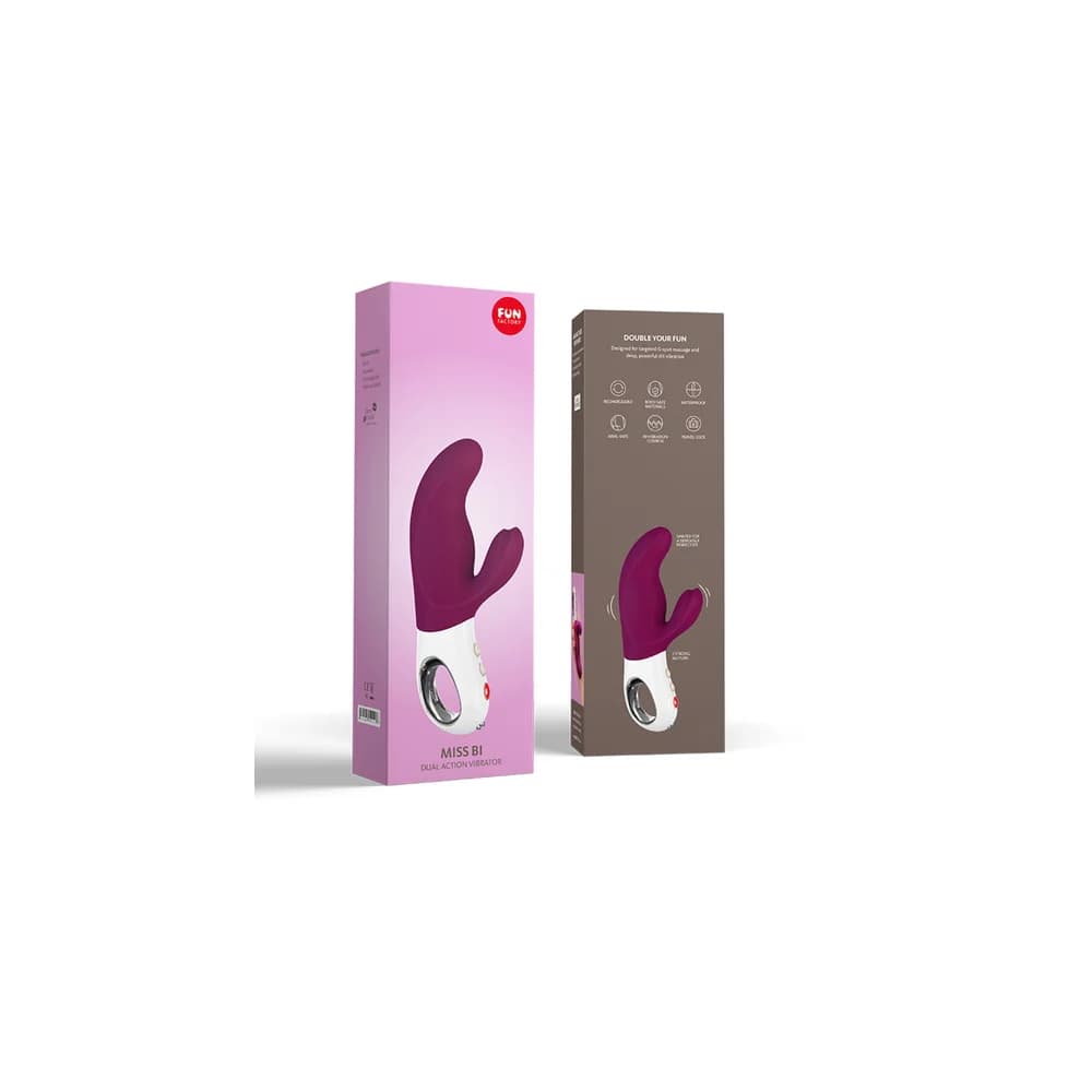 Fun Factory Miss Bi Silikon Kırmızı 17 cm Klitoral Uyarıcılı Vibratör thumbnail 5