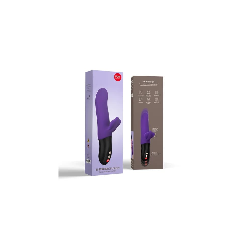 Fun Factory Bi Stronic Fusion Mor Silikon Vibratör 22 cm thumbnail 6