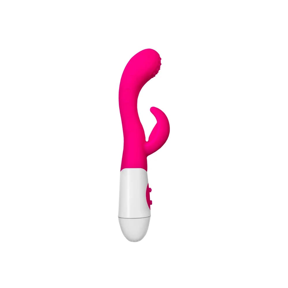 A-Toys by TOYFA Nessy Çift Motorlu Silikon Klitoral Uyarıcı ve G-Noktası Vibratör Pembe 20 cm thumbnail 3