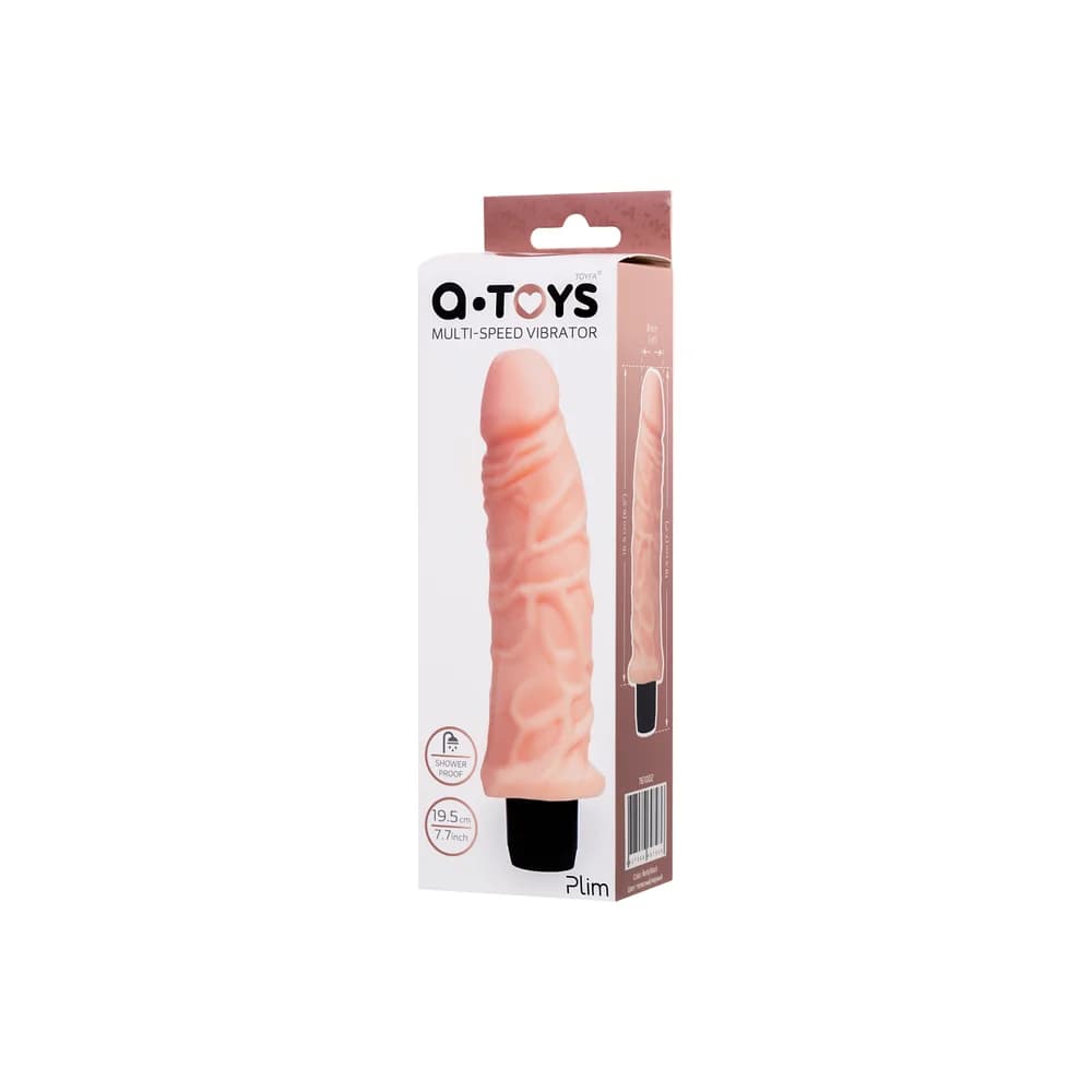 A-Toys by TOYFA Plim Realistik Vibratör - 19,5 cm Ten Rengi thumbnail 2