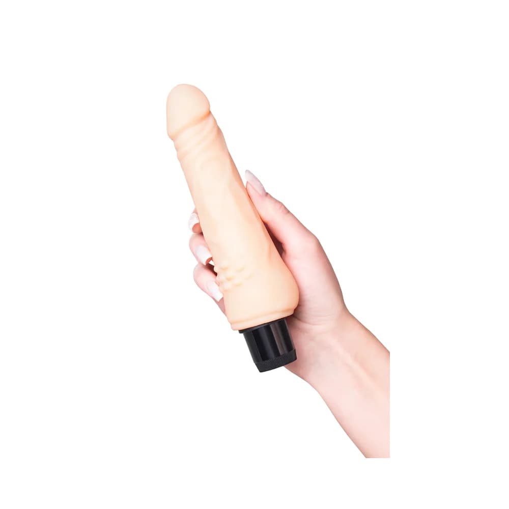 A-Toys by TOYFA Stim Realistik Vibratör, TPE, Ten Rengi, 19.2 cm thumbnail 5