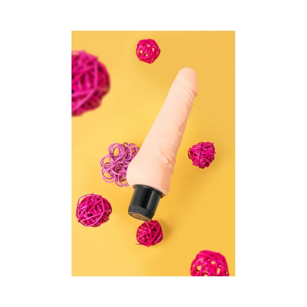 A-Toys by TOYFA Stim Realistik Vibratör, TPE, Ten Rengi, 19.2 cm thumbnail 10