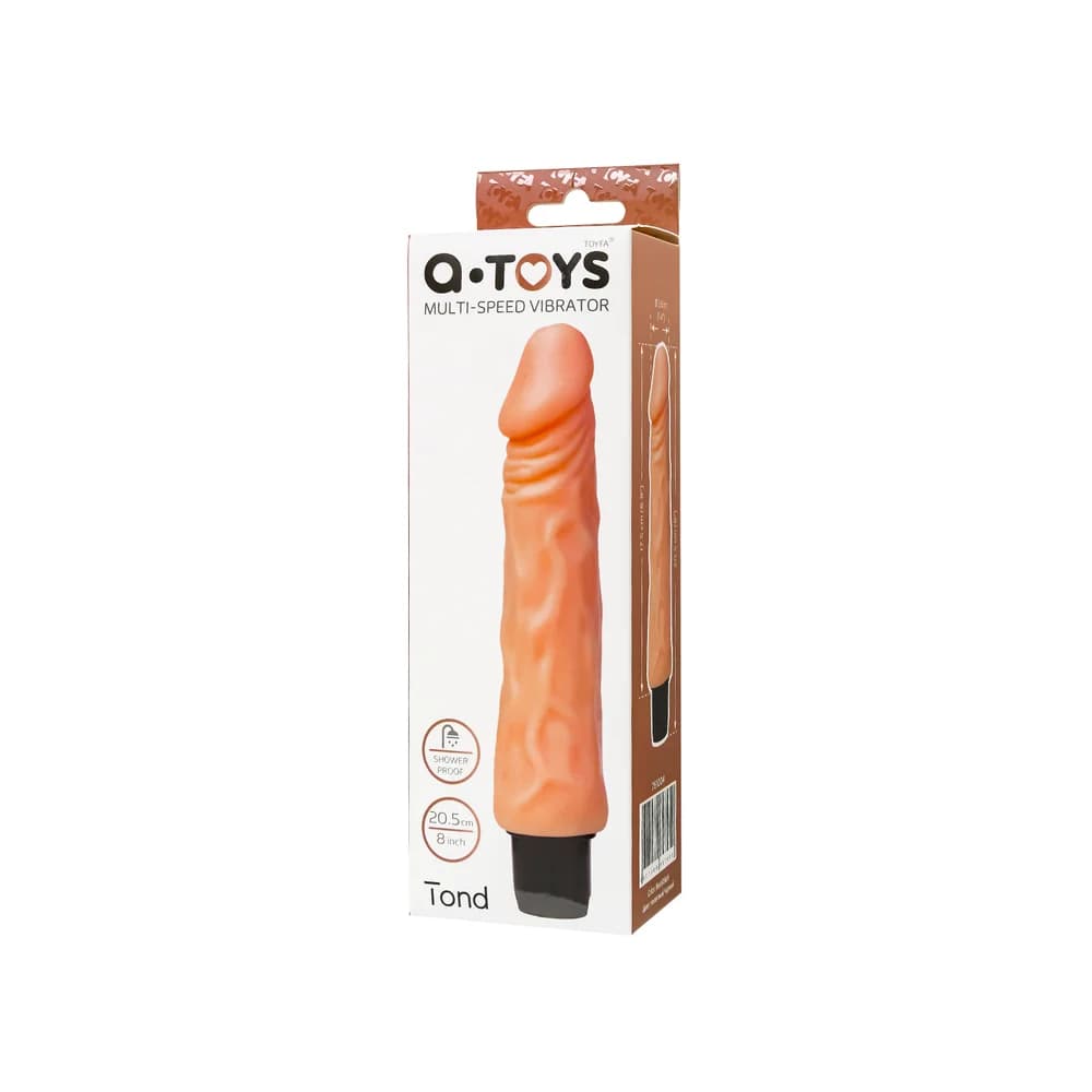 A-Toys by TOYFA Tond Realistik Vibratör Ten 20.5 cm thumbnail 7