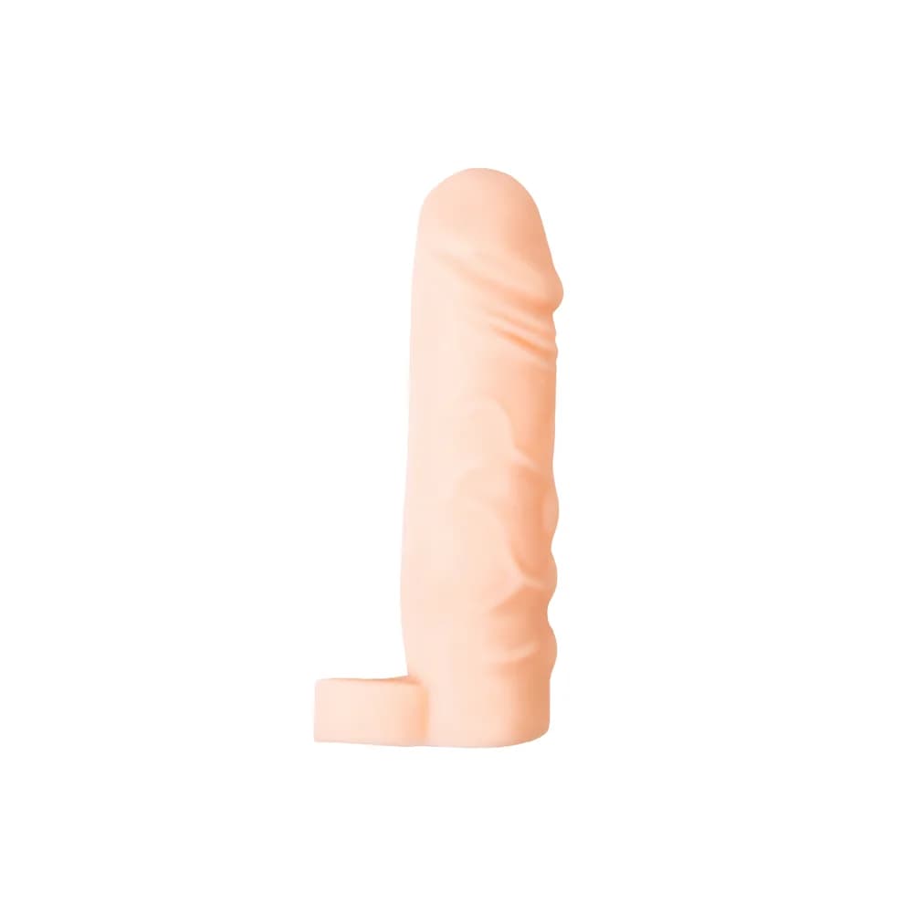 XLover by TOYFA Gerçekçi Dokulu 16 cm Uzatıcı ve Kalınlaştırıcı Penis Kılıfı thumbnail 4