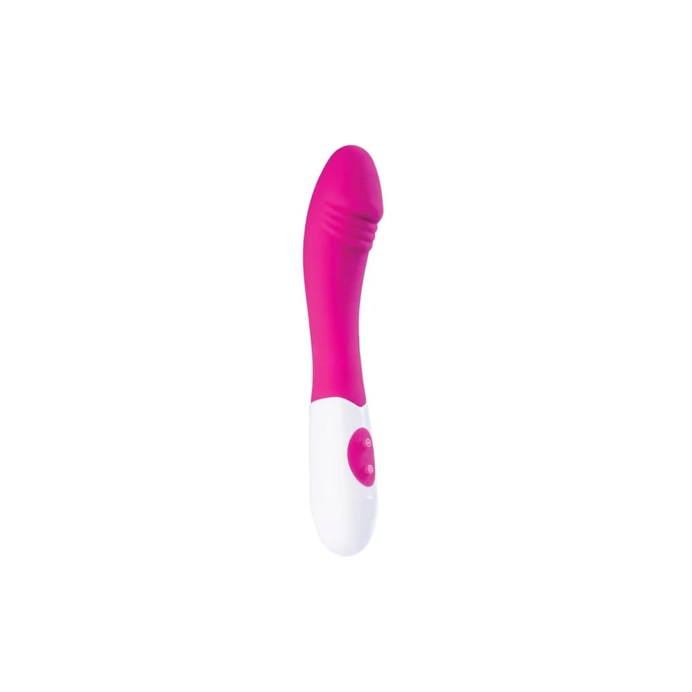 A-Toys by TOYFA Una 19,8 cm Kadifemsi Silikon Vibratör - Pembe thumbnail 2