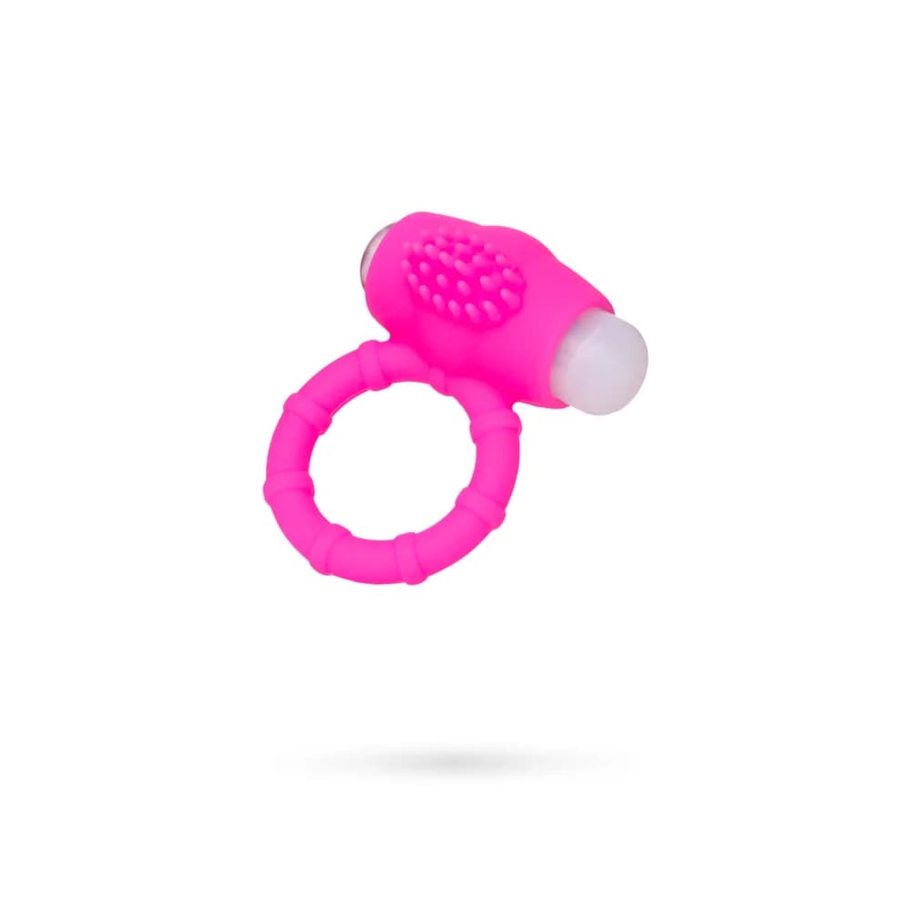 A-Toys by TOYFA Nevy Titreşimli Silikon Penis Halkası Pembe 2.5 cm