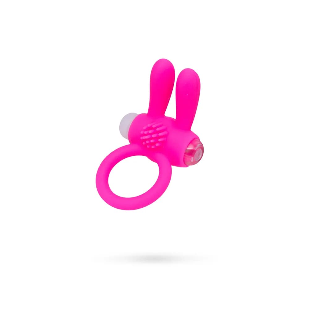 A-Toys by TOYFA Rabbi Titreşimli Pembe Silikon Penis Halkası 2.5 cm
