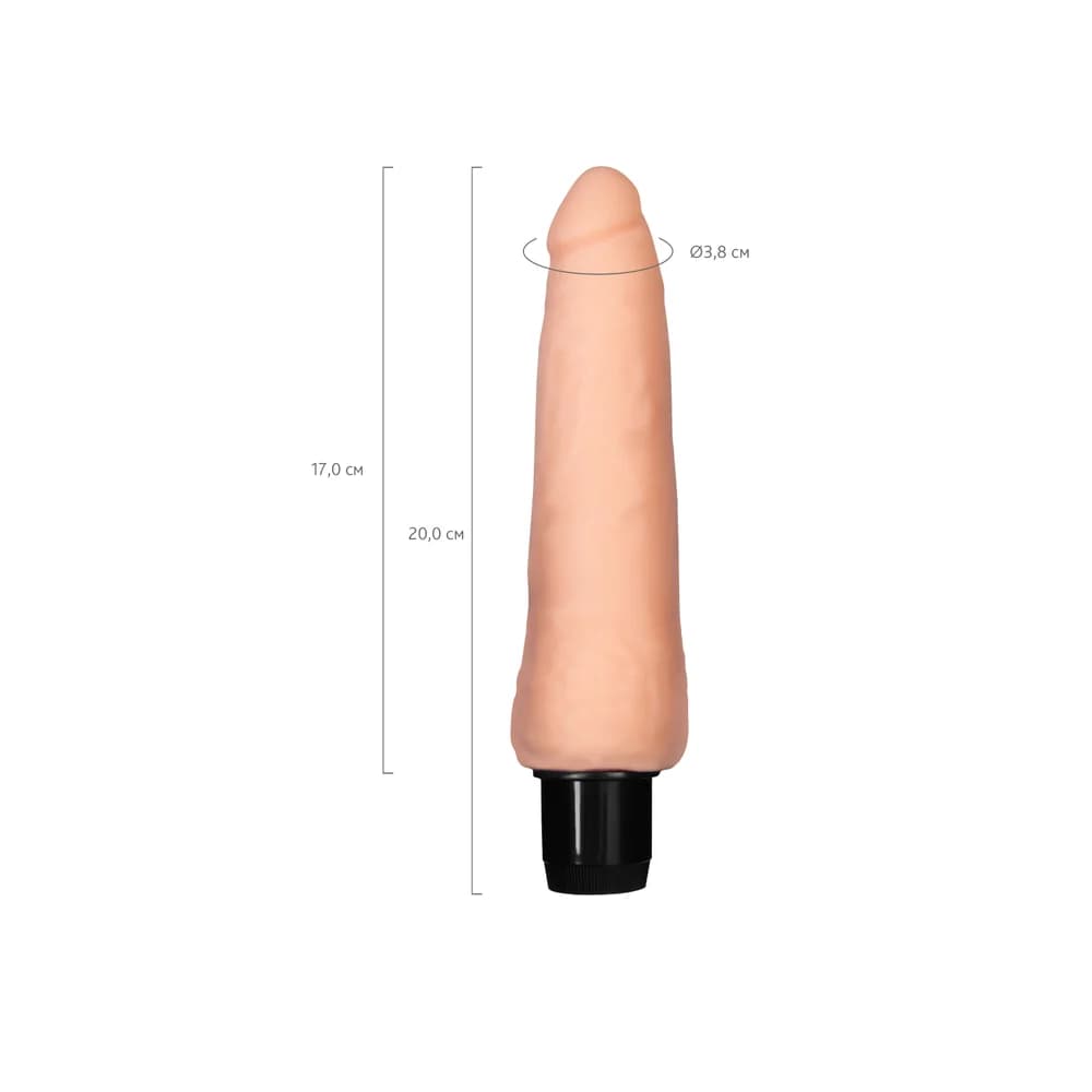 A-Toys by TOYFA Lank 20 cm Gerçekçi Dokulu Dildo thumbnail 6