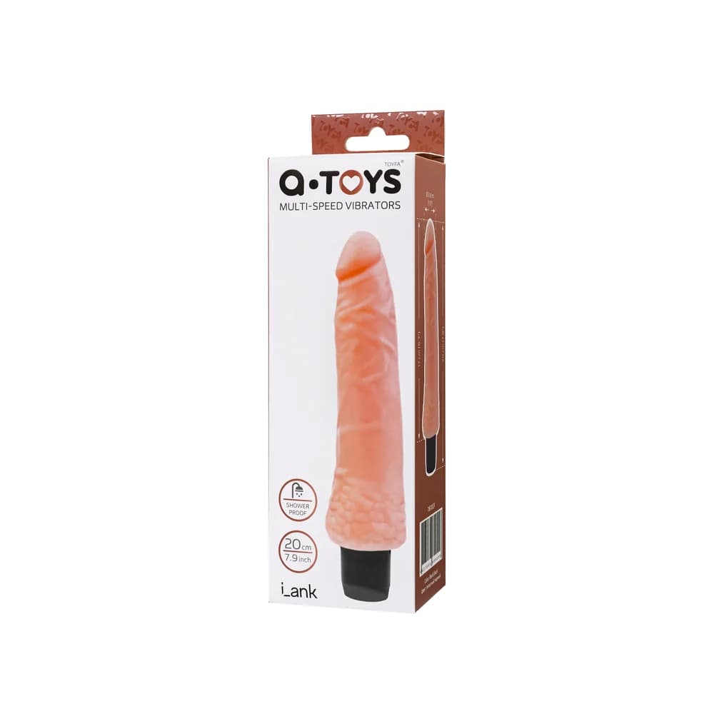 A-Toys by TOYFA Lank 20 cm Gerçekçi Dokulu Dildo thumbnail 7
