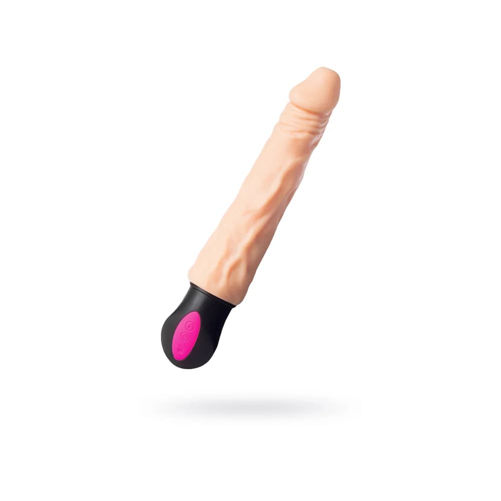 A-Toys by TOYFA 25 cm Isıtmalı Realistik Vibratör Ten Rengi TPE