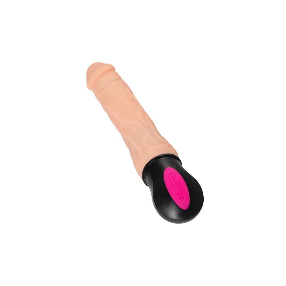 A-Toys by TOYFA 25 cm Isıtmalı Realistik Vibratör Ten Rengi TPE thumbnail 6