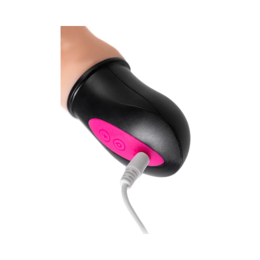 A-Toys by TOYFA 25 cm Isıtmalı Realistik Vibratör Ten Rengi TPE thumbnail 8
