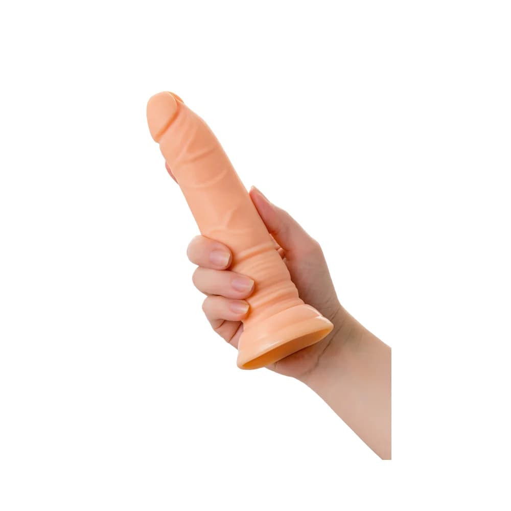 A-Toys by TOYFA Krip Gerçekçi TPE Dildo - 18 cm Ten Rengi thumbnail 5