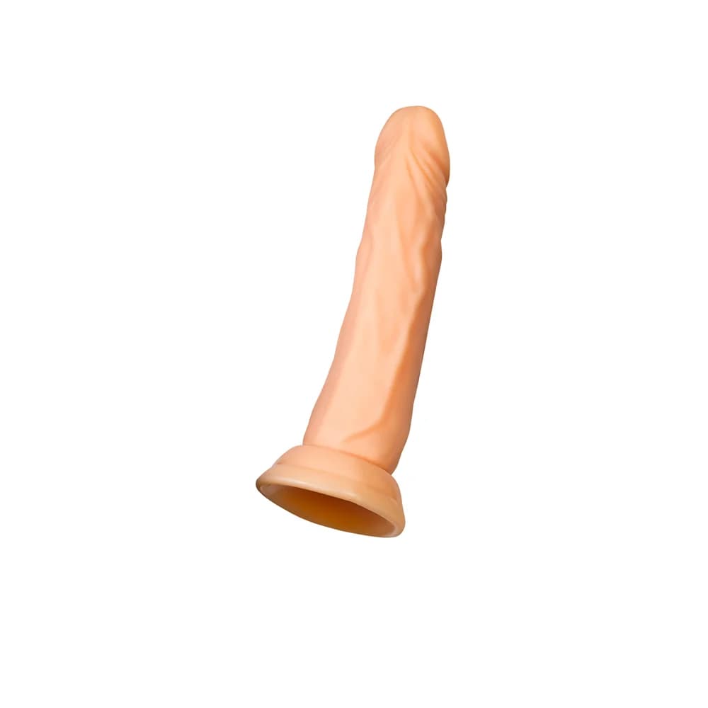 A-Toys by TOYFA 20 cm Realistik Vantuzlu TPE Dildo - Ten Rengi