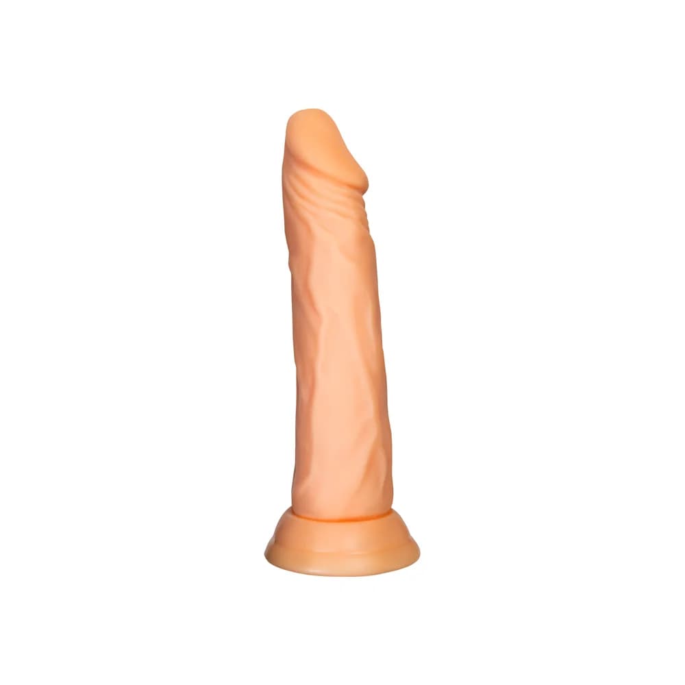 A-Toys by TOYFA 20 cm Realistik Vantuzlu TPE Dildo - Ten Rengi thumbnail 3