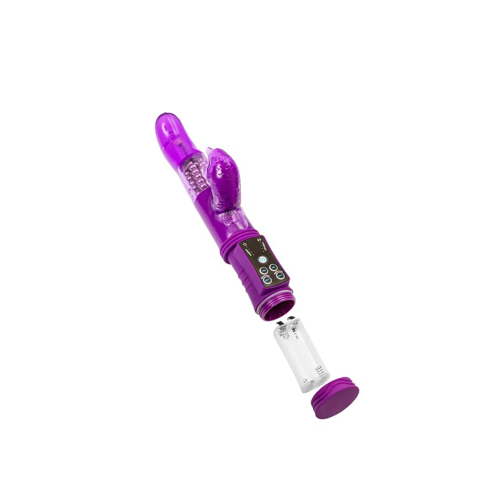 A-Toys by TOYFA Klitoral Uyarıcı ve Dönen Başlıklı Mor Vibratör 22,5 cm thumbnail 6