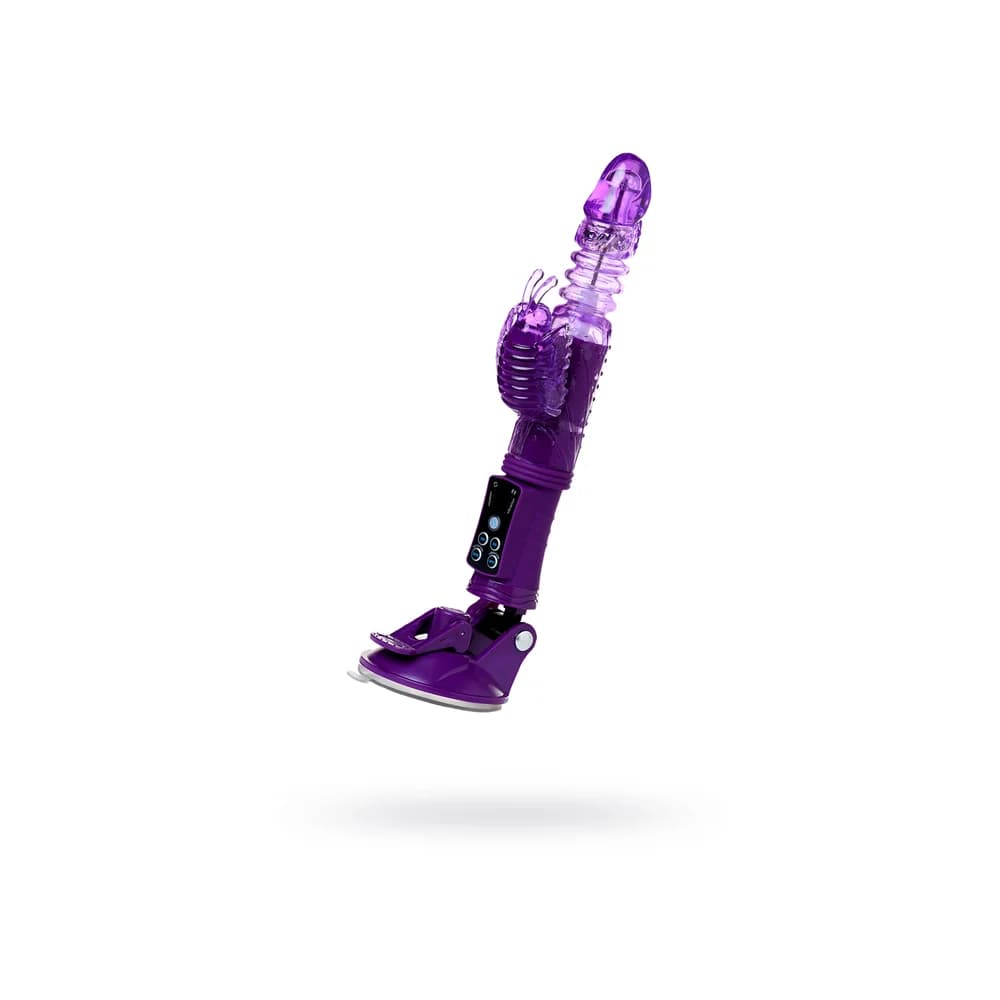 A-Toys by TOYFA High-Tech Rotasyonlu ve Klitoral Uyarıcı Mor Vibratör 23 cm