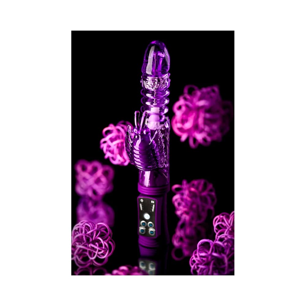 A-Toys by TOYFA High-Tech Rotasyonlu ve Klitoral Uyarıcı Mor Vibratör 23 cm thumbnail 15