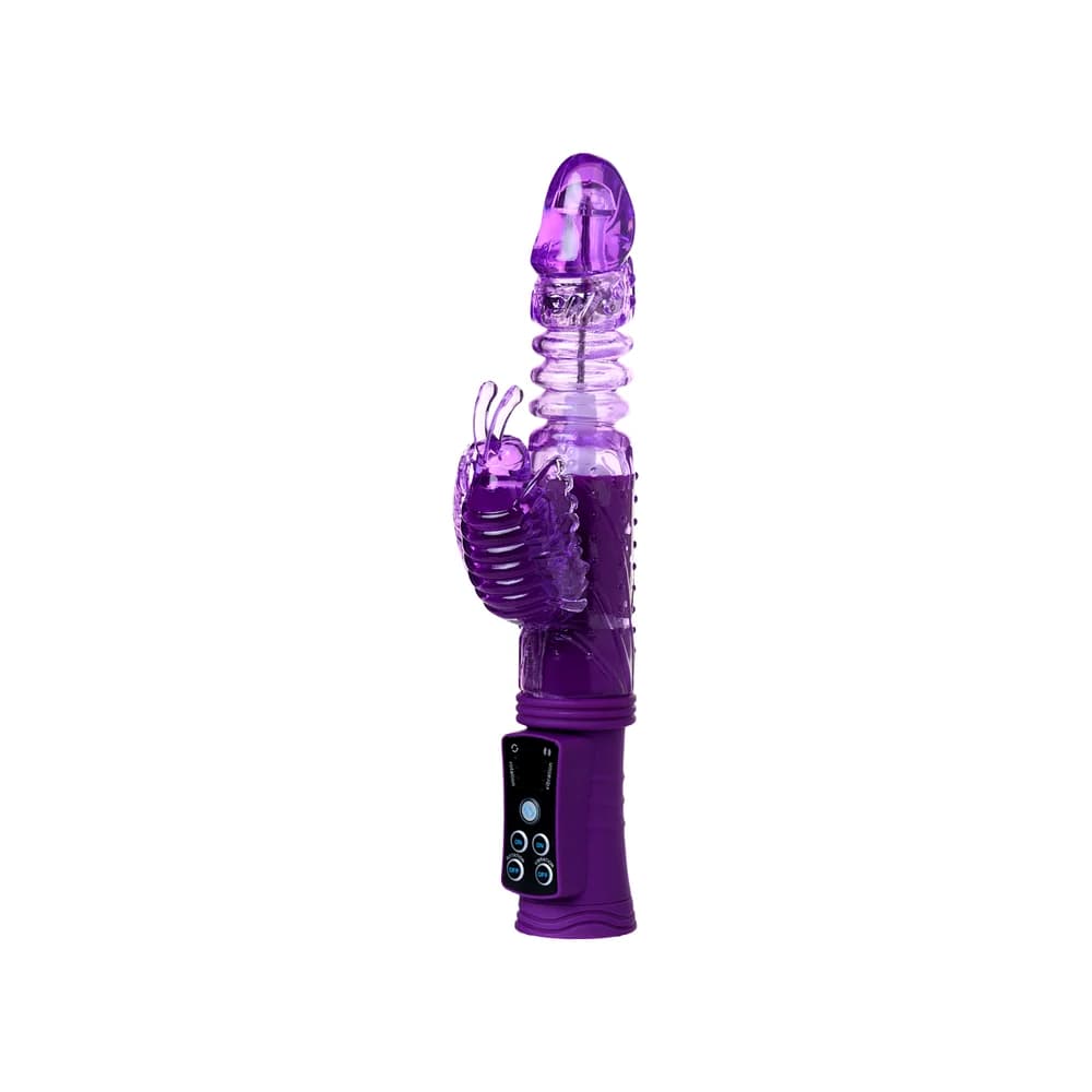 A-Toys by TOYFA High-Tech Rotasyonlu ve Klitoral Uyarıcı Mor Vibratör 23 cm thumbnail 3