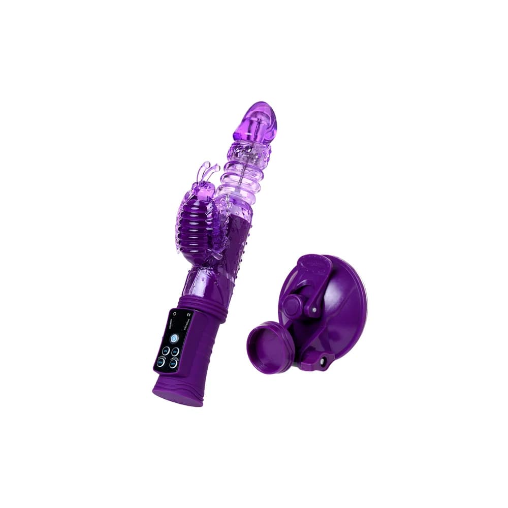 A-Toys by TOYFA High-Tech Rotasyonlu ve Klitoral Uyarıcı Mor Vibratör 23 cm thumbnail 7