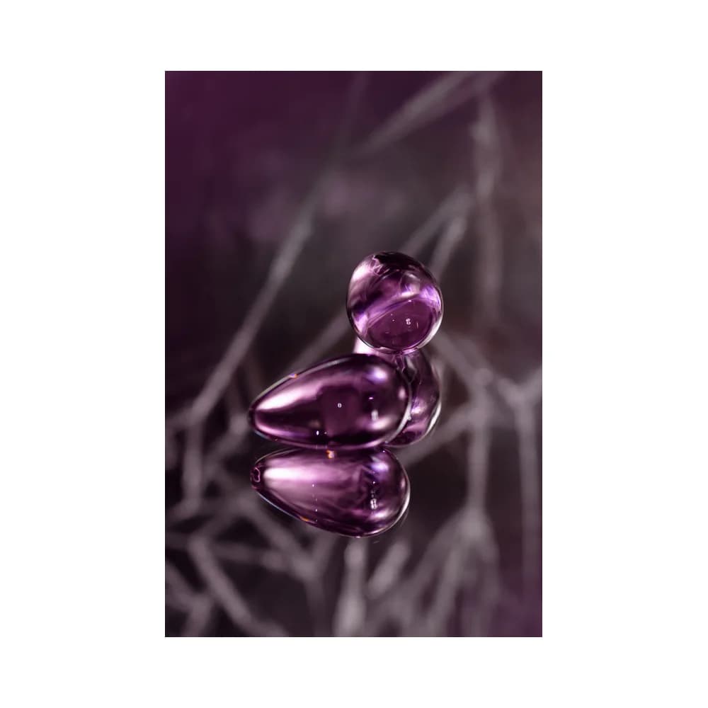 Sexus Glass Pembe Cam Vajinal Top ve Egzersiz Ağırlığı 2.7 cm thumbnail 6