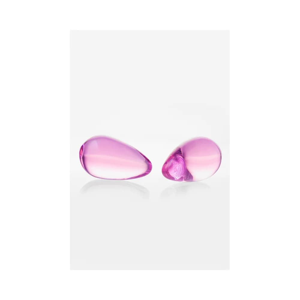 Sexus Glass Pembe Cam Vajinal Top ve Egzersiz Ağırlığı 2.7 cm thumbnail 7