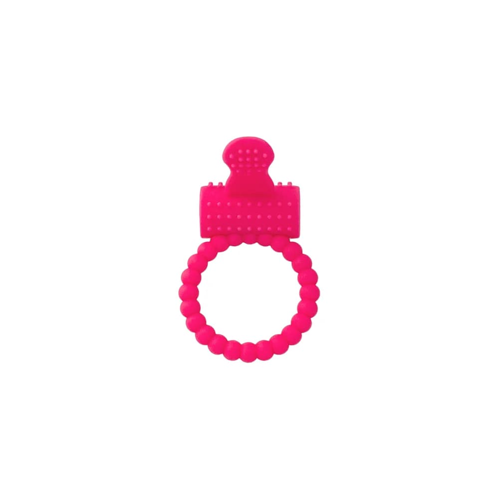 A-Toys by TOYFA Cion Silikon Titreşimli Penis Halkası - Pembe thumbnail 2