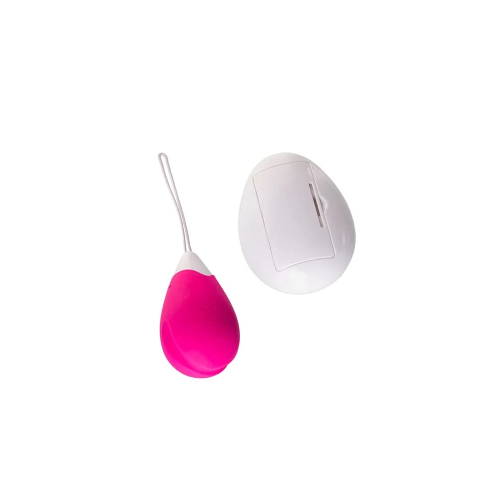 A-Toys by TOYFA Eggo Uzaktan Kumandalı Damla Mini Vibratör Pembe 6 cm thumbnail 4