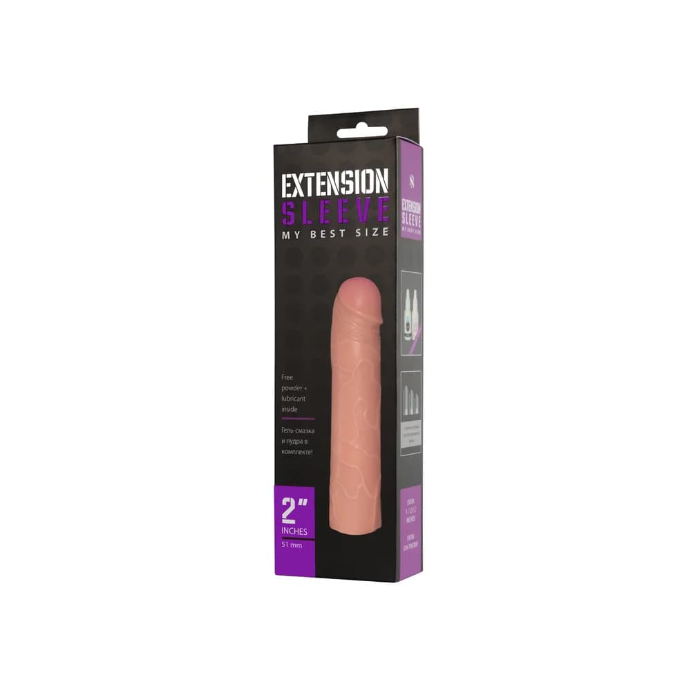 Sitabella Gerçekçi Ten Rengi Penis Uzatıcı ve Kılıf Seti - 185 mm thumbnail 2