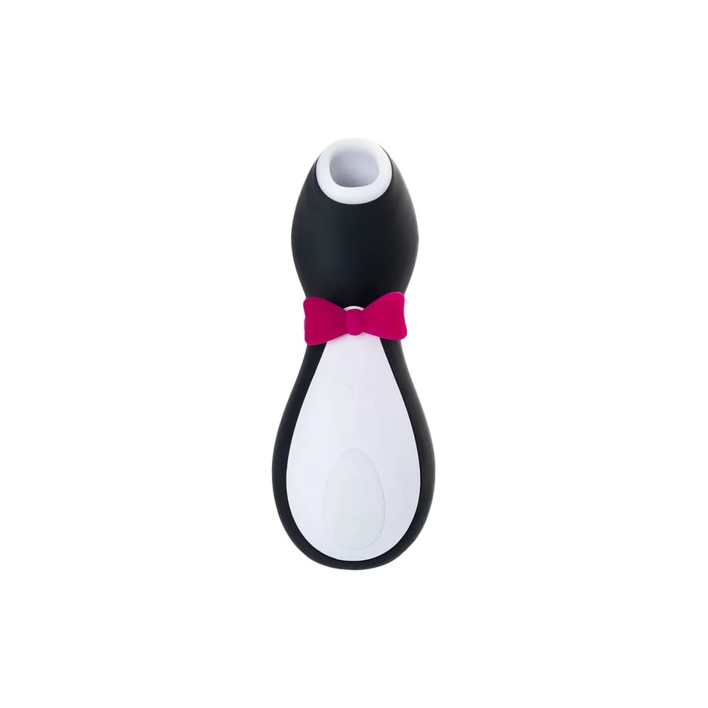 Satisfyer Penguin Vakumlu Klitoris Uyarıcı Vibratör, Siyah, 11.5 cm thumbnail 2