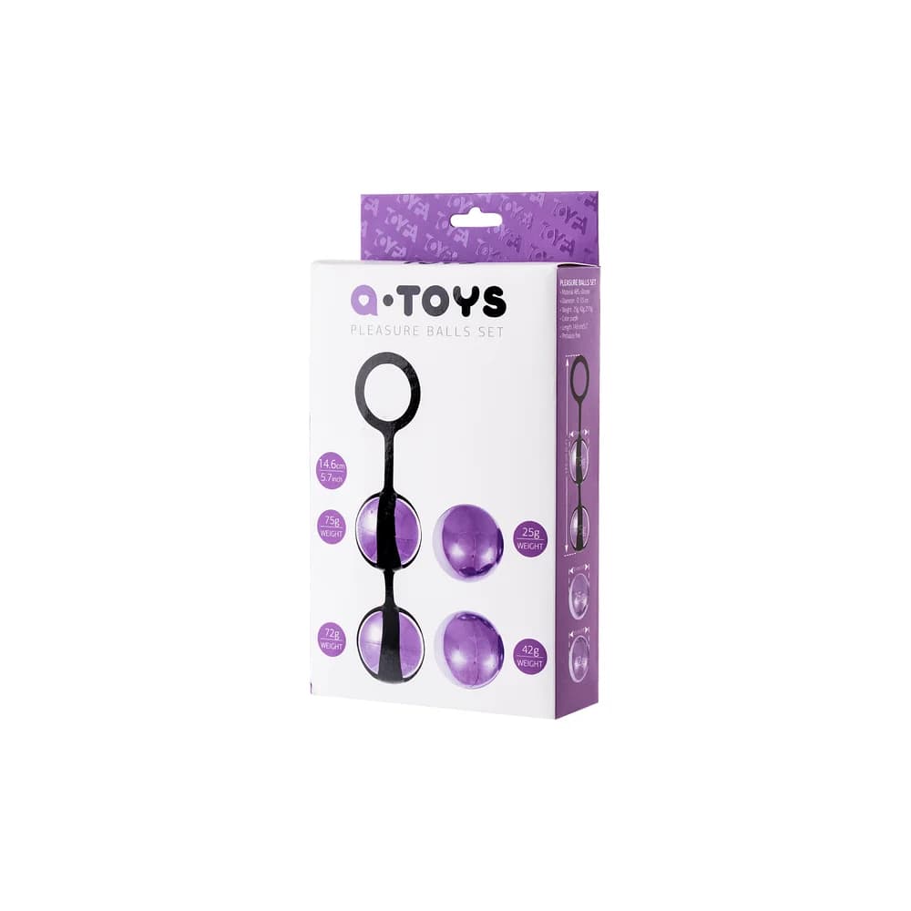 A-Toys by TOYFA Vender Mor ABS Plastik Kegel Egzersiz Vajinal Topu 14,6 cm thumbnail 4
