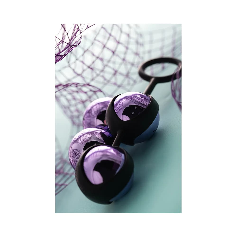 A-Toys by TOYFA Vender Mor ABS Plastik Kegel Egzersiz Vajinal Topu 14,6 cm thumbnail 10