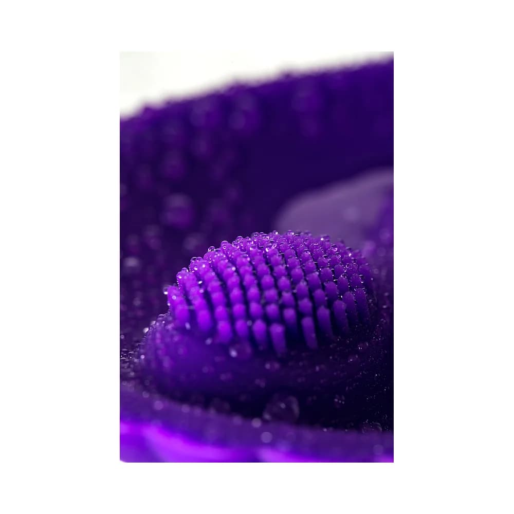 A-Toys by TOYFA Klitoral Uyarıcı Silikon Vibratör - 12 cm Mor thumbnail 15