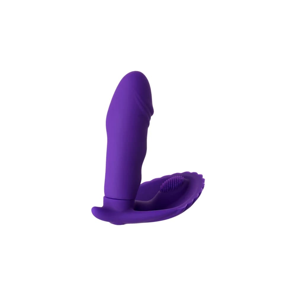 A-Toys by TOYFA Klitoral Uyarıcı Silikon Vibratör - 12 cm Mor thumbnail 5