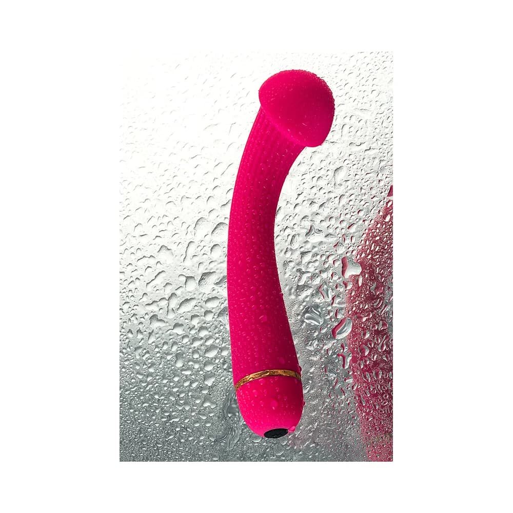 A-Toys by TOYFA Pembe 20 cm Kadifemsi Silikon G Noktası Uyarıcı 20 Modlu Vibratör thumbnail 14