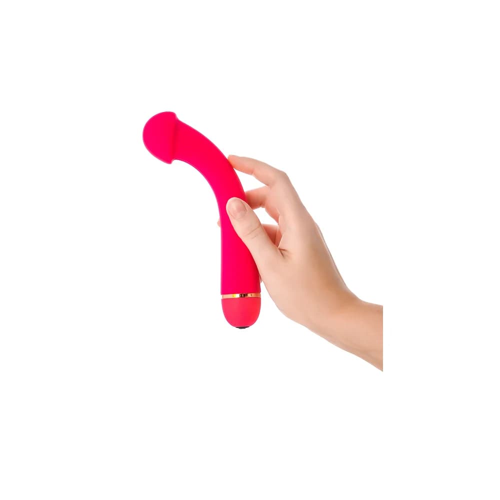 A-Toys by TOYFA Pembe 20 cm Kadifemsi Silikon G Noktası Uyarıcı 20 Modlu Vibratör thumbnail 8