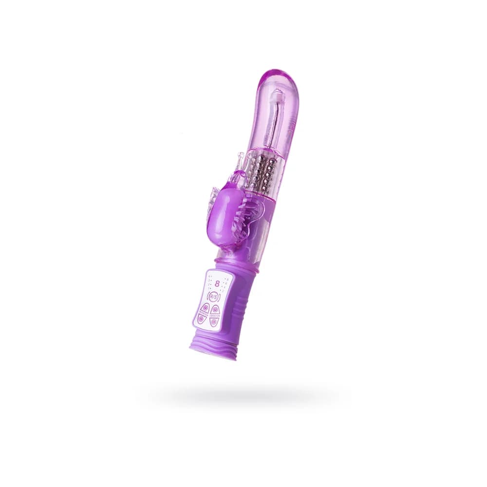 A-Toys by TOYFA High-Tech Rotasyonlu ve Klitoral Uyarıcılı Mor Vibratör 22,4 cm