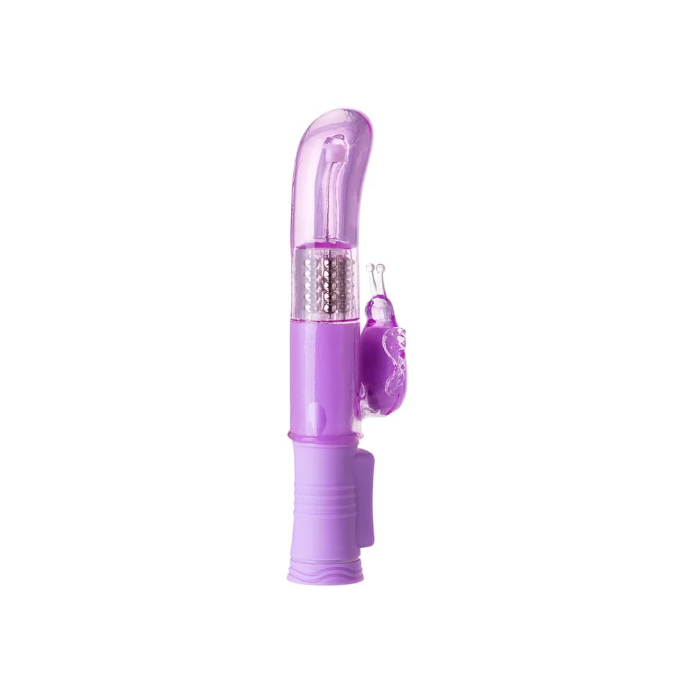 A-Toys by TOYFA High-Tech Rotasyonlu ve Klitoral Uyarıcılı Mor Vibratör 22,4 cm thumbnail 4