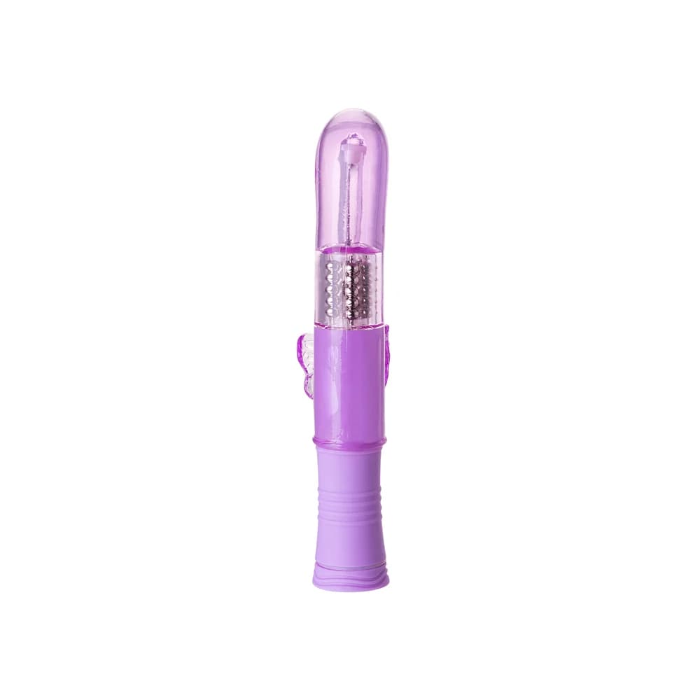 A-Toys by TOYFA High-Tech Rotasyonlu ve Klitoral Uyarıcılı Mor Vibratör 22,4 cm thumbnail 5