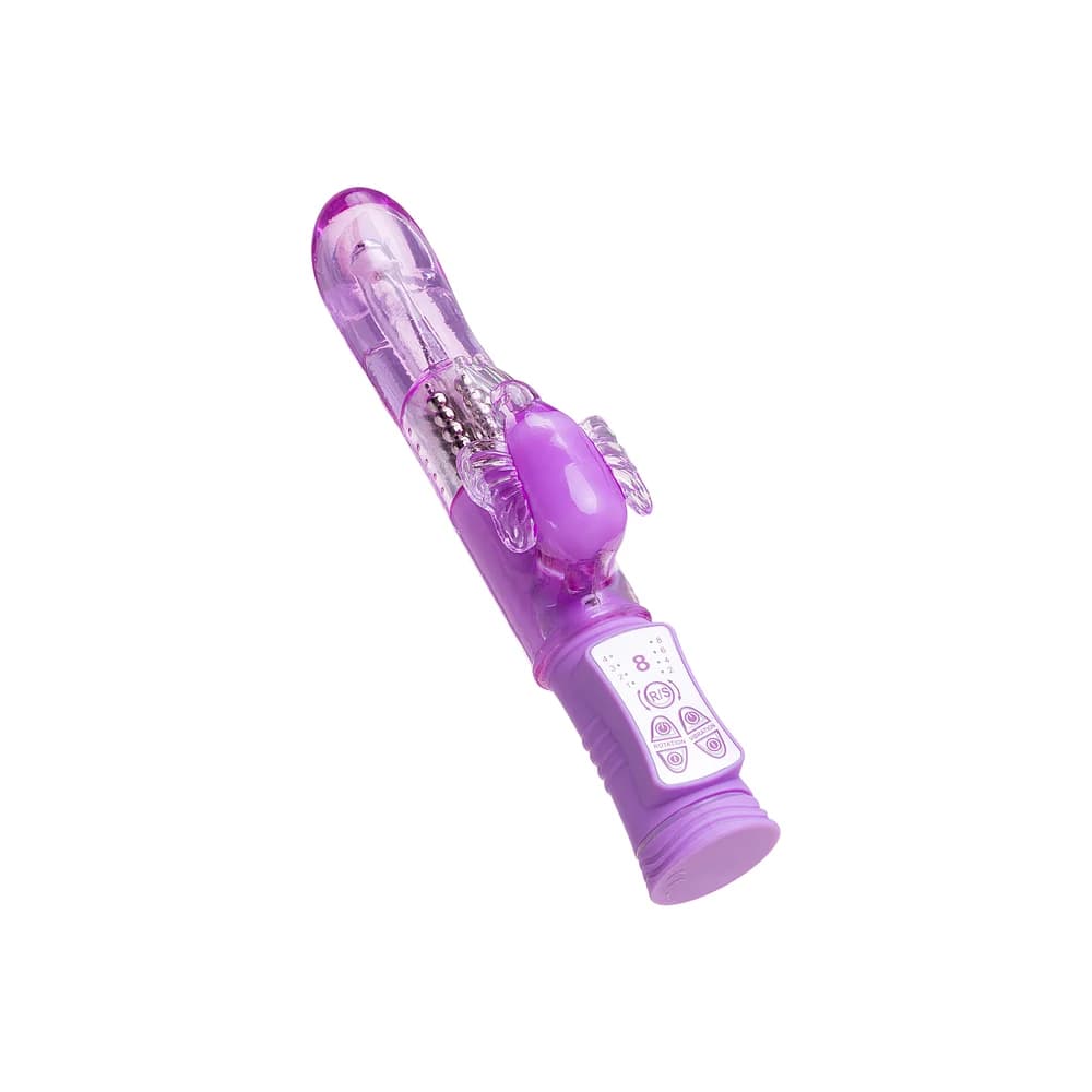 A-Toys by TOYFA High-Tech Rotasyonlu ve Klitoral Uyarıcılı Mor Vibratör 22,4 cm thumbnail 6