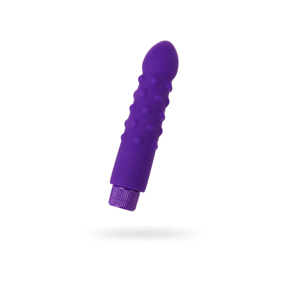 A-Toys by TOYFA 17 cm Silikon Güçlü Titreşimli Mor Vibratör
