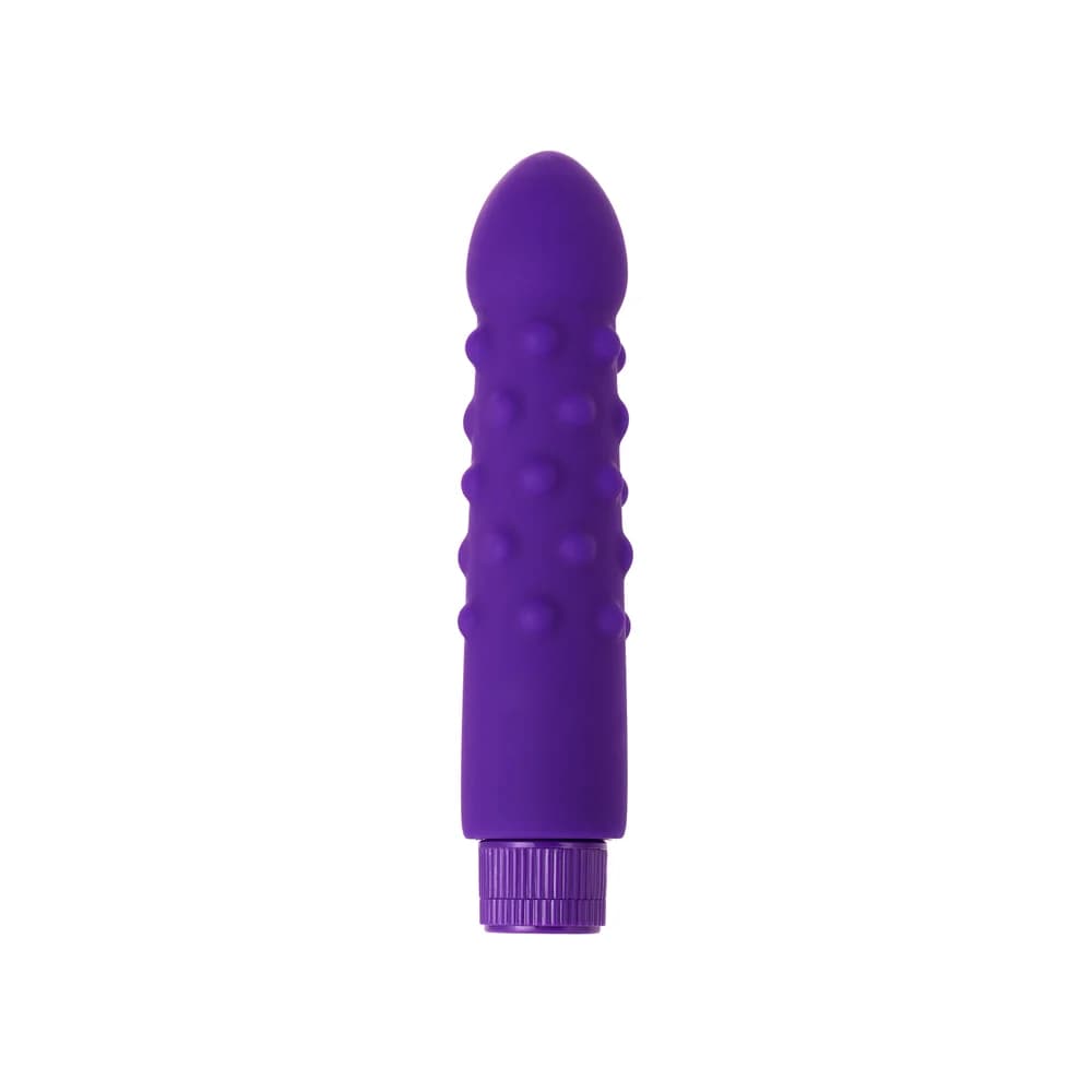 A-Toys by TOYFA 17 cm Silikon Güçlü Titreşimli Mor Vibratör thumbnail 2