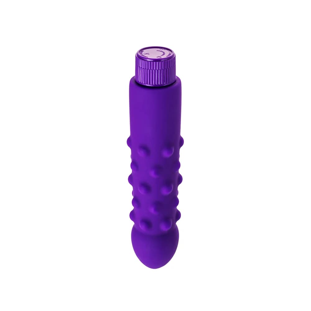A-Toys by TOYFA 17 cm Silikon Güçlü Titreşimli Mor Vibratör thumbnail 4