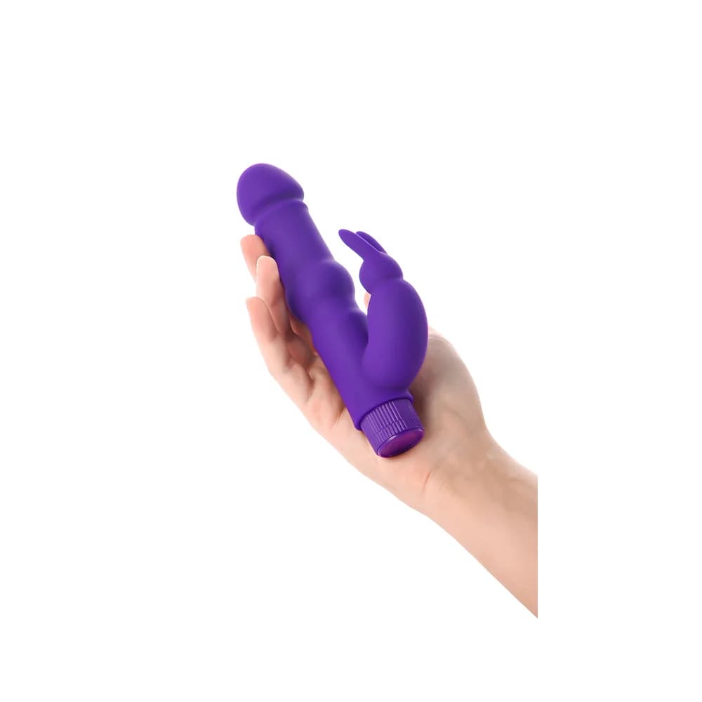 A-Toys by TOYFA 18 cm Ergonomik Silikon Vibratör - Mor thumbnail 9