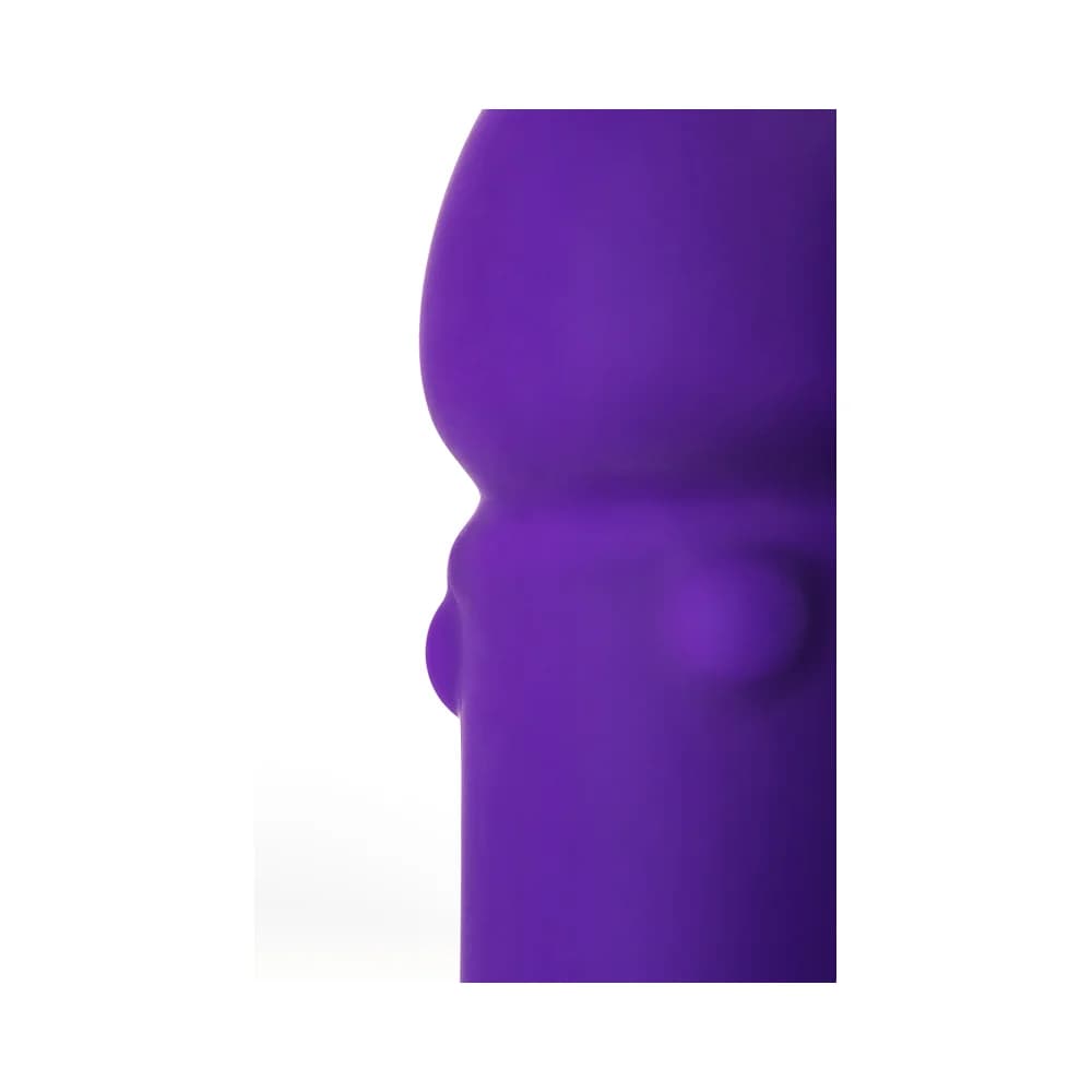 A-Toys by TOYFA 18 cm Ergonomik Silikon Vibratör - Mor thumbnail 10