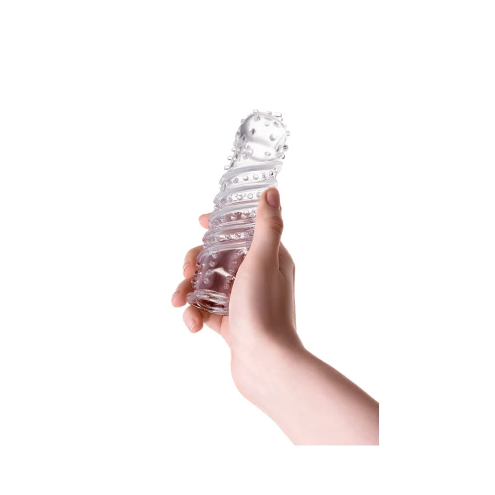 A-Toys by TOYFA Şeffaf TPR 15.3 cm Esnek Penis Uzatıcı ve Kılıf thumbnail 3